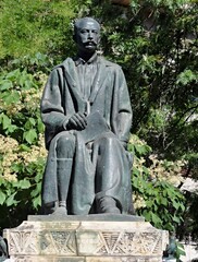 Jose Maria Gabriel y Galan monument. Spanish poet in Castilian and Extremaduran. Sculpted by Perez Comendador in 1926