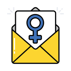 Mail vector filled outline icon. EPS 10 file