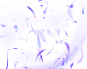 Overlay rainbow effect, prism crystal light refraction. Cool abstract blue holographic background of diagonal stripes in places with blur. PNG	