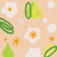 fresh plum blossom design