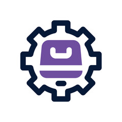 setting dual tone icon. Sleek and modern vector icon for websites, mobile apps, marketing materials, and corporate design. Fully scalable and ready to use.