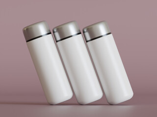 3D Render with 3D software Small Water Bottle Mini Insulated Water Bottle for Hot and Cold Drinks Cute Stainless Steel Travel Coffee Mug Leak Proof Vacuum Flask