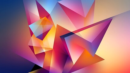 3d illustration of abstract geometric composition digital art works computer generated image