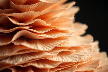 Hauchzartes Papier, ornament als Hintergrund in Beige und Orange 
