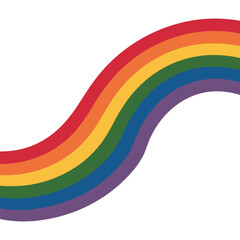 National Rainbow Day Vector Design | Colorful Rainbow, Solid Colors, No Gradients, T-Shirt, Poster, Sticker, Print Card & Animated GIF