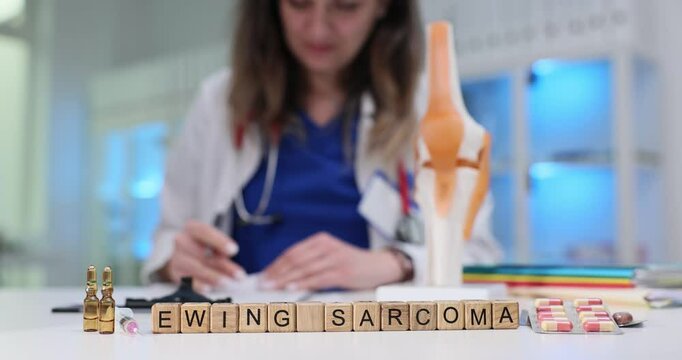 A dedicated healthcare professional is studying Ewing sarcoma to improve understanding of this rare condition