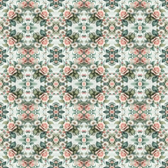 Seamless Floral Pattern Collection: Roses, Daisies & Tropical Blooms for Textile & Fashion Design