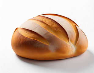 loaf of bread isolated on a white background