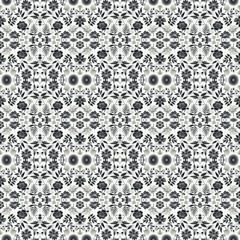 Seamless Floral Pattern Collection: Roses, Daisies & Tropical Blooms for Textile & Fashion Design