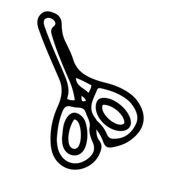 recommend clip art: Pet nail clippers. Hand drawn doodle. Dog or cat grooming accessory. Animal health. Vector line art illustration.