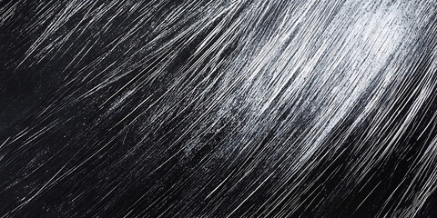 Obraz premium Black and White Scratched Metal Texture for Rugged and Industrial Design Projects