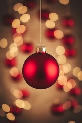 Fototapeta premium Abstract bokeh defocused blurred background christmas