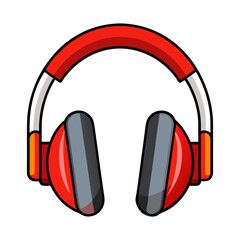 A headphones isolated on transparent background