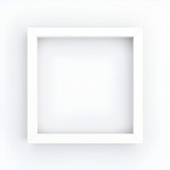 Empty white photo frame. Set realistic photo card frame mockup - vector for stock