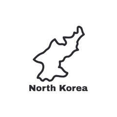 A map of North Korea