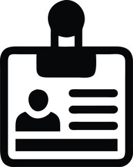 Badge simple icon. Vector illustration