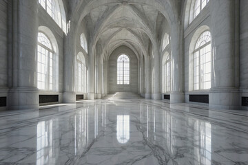 Obraz premium interior of the cathedral of st john the baptist