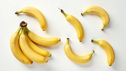 bananas often white background trees make convenient snack eating go quickly everywhere outside