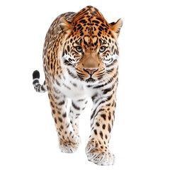 Obraz premium leopard Tiger, Transparent background 