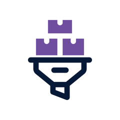 conversion dual tone icon. Sleek and modern vector icon for websites, mobile apps, marketing materials, and corporate design. Fully scalable and ready to use.