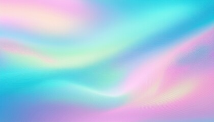 Holographic pastel gradient. Cyan to pink to lavender shift. Soft, ethereal iridescence. Gentle color flow.

