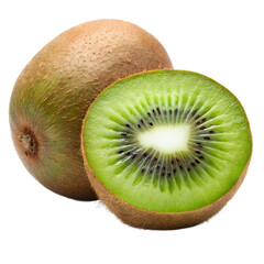Obraz premium Kiwi fruit isolated on transparent background 