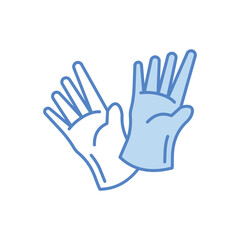 Gloves Vector icon