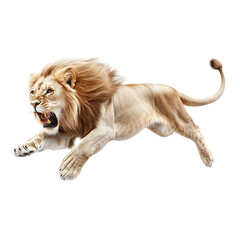 Obraz premium Male Lion, Transparent background 