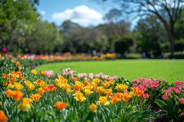 A cluster of vibrant daffodils basks in the golden sunlight, their delicate petals and sunny centers creating a beautiful springtime scene