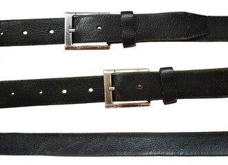 Used Black Leather Belts