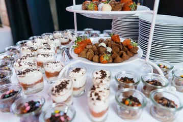Elegant Dessert Buffet with Assorted Treats
