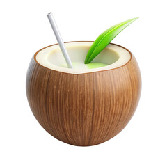 coconut milk cocktail