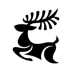 deer silhouette vector