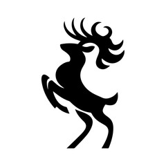 deer silhouette vector