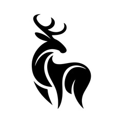deer silhouette vector