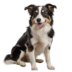 border collie, cut out, object, on Transparent background