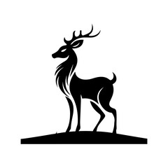 deer silhouette vector