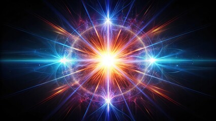 AI-generated pulsar flash; sleek, minimalist design.