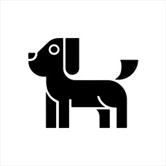 Dog silhouette vector