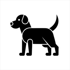 Dog silhouette vector