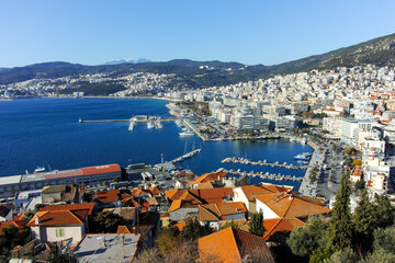 The Old town of city of Kavala, Greece