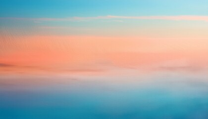 Cool light blue to warm peach gradient. Refreshing & airy.  Gentle, calming colors blend.  Light, soothing background.

