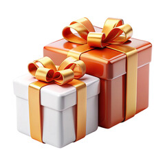 Obraz premium red gift box