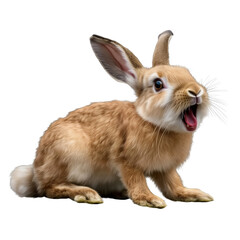 Obraz premium Rabbit Easter, cut out, object, on Transparent background