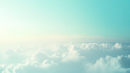 Fototapeta premium Soft pastel green and sky blue gradient, light and airy with subtle transitions