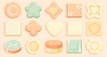 Set of soap illustration