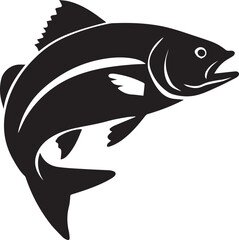 silhouette of a fish