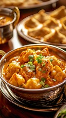 Authentic Malai Kofta Curry Delight Traditional Indian Cuisine Dish Rich Flavor Serving Meal