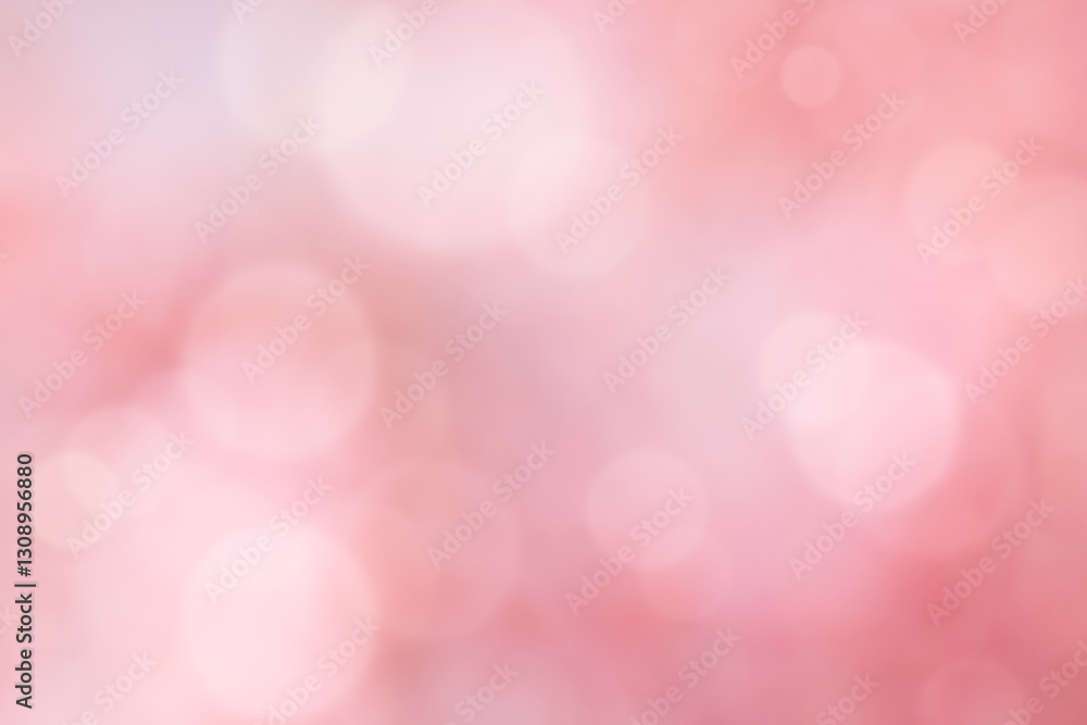 Aufkleber bokeh light and pink background,abstract background with texture pattern of blurry sunlight shining 