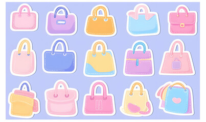 Colorful Handbag Collection with Various Styles and Designs
